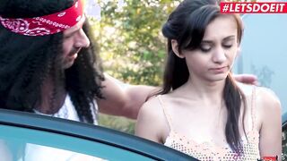 DOEPROJECTS - BAE SEXY SHRIMA MALATI FUCKS MECHANIC OUTDOORS - LETSDOEIT