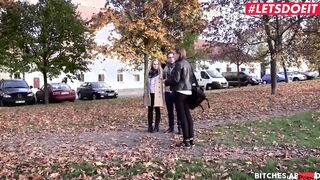 BITCHESABROAD - Huge Tit Tourist Marina Visconti Takes Gigantic Penis On Christmas Day - LETSDOEIT