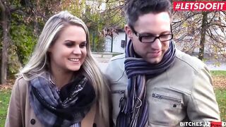 BITCHESABROAD - Huge Tit Tourist Marina Visconti Takes Gigantic Penis On Christmas Day - LETSDOEIT
