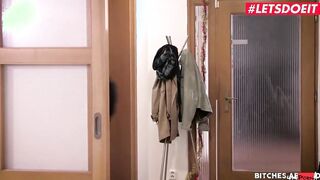 BITCHESABROAD - Huge Tit Tourist Marina Visconti Takes Gigantic Penis On Christmas Day - LETSDOEIT