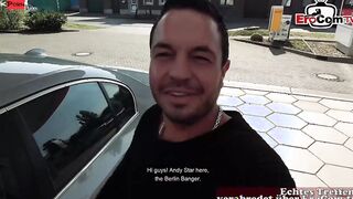 Fat german bimbo during a blind date with a bro