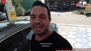 Fat german bimbo during a blind date with a bro
