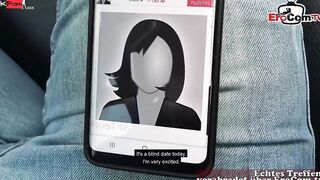 Fat german bimbo during a blind date with a bro