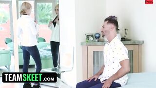TeamSkeet - Sensual Lures Her Step Daddy With Nudies While Her Step Mom Is Next To Her