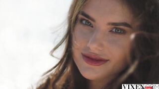 VIXEN Shy dark haired Stefany loses all control with Alberto