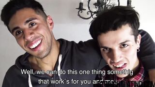 Adorable latino couple breeding roughly before POV facial