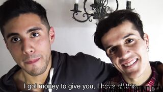 Adorable latino couple breeding roughly before POV facial