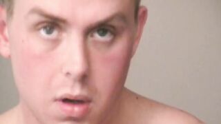 Hot backdoor bandit Phoenix enjoys spanking his monkey solo
