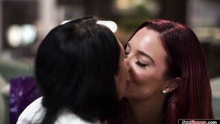 Latina milf strapon fucks lesbian wife