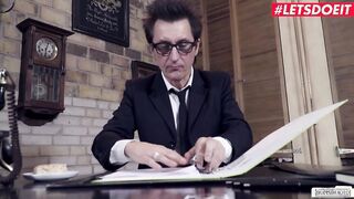 BumsBuero - Sophie Logan hot German mom Hardcore Pussy Boned