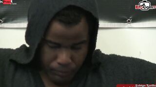 Fat ebony bimbo with huge titties fucks with the big black dick