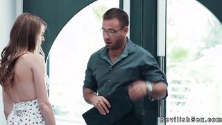 Big cock piano teacher fucks pale ginger student