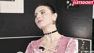 HERLIMIT - Pretty babe Nelly Kent Lives out her huge ebony dick Fantasies - LETSDOEIT