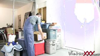 Daddy in solo action, with masturbation and sex toys