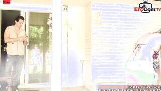 American blonde mom seduces her daughter's bf