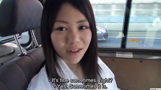 Japanese graduate college girl JAV debut sex under the blue sky
