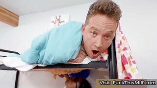 Nicole Kitt Has A Glory Hole In Her Bed & Van Wylde Uses It To Suck Her Juicy Pussy