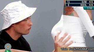 Sarah Jessie Tries To Sabotage Zac Wild's Shot By Putting His Dick Deep In Her Cute A