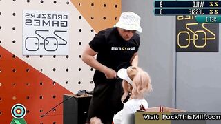 Sarah Jessie Tries To Sabotage Zac Wild's Shot By Putting His Dick Deep In Her Cute A