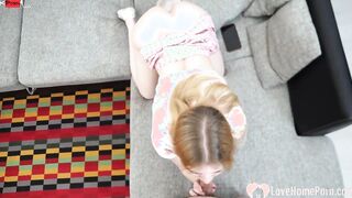Turned On school chick getting a long dick surprise