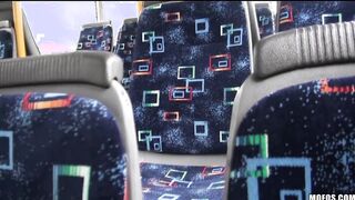 BLONDE 18 YO CAUGHT ON FILM FUCKING ON PUBLIC BUS
