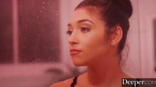 Deeper. Brooklyn has hard anal sex with dance partner