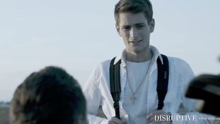 Jock Pierce Paris teaches cute twink Trevor Harris how to suck big dicks
