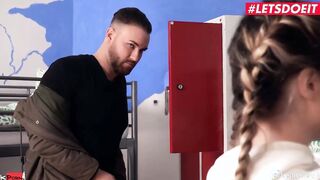 FREAKY HOSTEL - Step Brother Fucks His Little Sisters Tight Booty