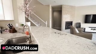 Dad Crush - Incredible Sexy Assed 19 Year Mature Hoe Lets Her Step Daddy Pound Her Tight Twat If He Lets Her Go