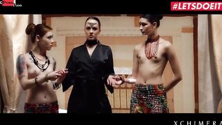 XCHIMERA - Goddess Goddess Blue Angel Takes Control And Fucks Her Gf - LETSDOEIT