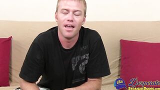 Cute young homo has sweet cock blown and returns the favor