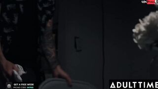 Blonde Stripper Lets Ex-Con Finish Inside Her Mouth
