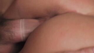 Vintage vixen Belladonna facial after hardcore doggystyle