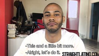 Homo hunk sucking cock before bareback straight threeway