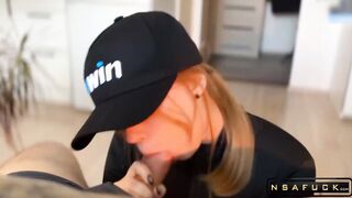 Cute Step Sister Sucks My Hard Dick and