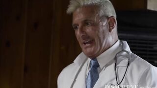 Hairy bigdick doctor Matthew Figata breeds handsome Michael Boston in ass