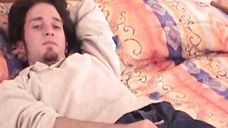 Naughty dude Lyle gets a special cock sucking session