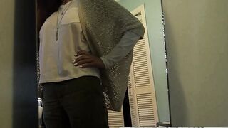 Big Titty Arab Babe Is Afraid Of The Big Black Cock