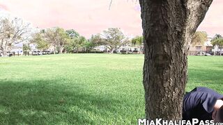 Introverted white dude fucks beautiful pornstar Mia Khalifa