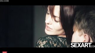 Skinny red fellatio babe has wild multi-orgasmic sex with a stranger