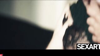 Skinny red fellatio babe has wild multi-orgasmic sex with a stranger