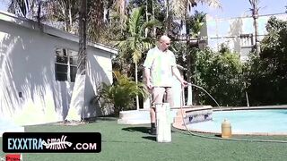 Exxxtra Small - Good Bae Petite Red Haired Receives Long Cock