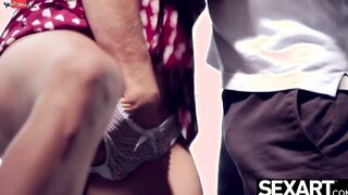 hot Bombshell Latina women screams through her insane multiple orgasms
