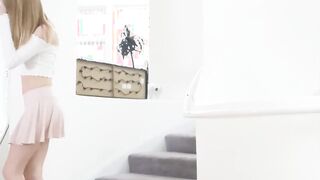 PASSION-HD Blonde Goddess Ppens Legs For Long Dick