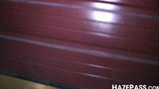 Amateur lesbians are humiliated while tongue fucking hard