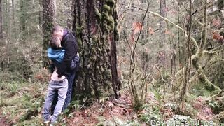 Stepdaddy barebacking young man in forbidden session
