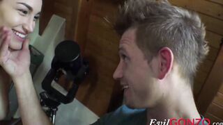 Gabriella Paltrova gets massive cock stuffed up in her ass