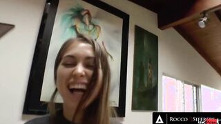 Riley Reid Sucks Off Rocco's Thick Dick POV Style!