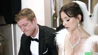 Threesome with mother-in-law while wedding