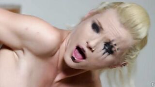 Zazie Skymm has fantasized about dressing up as a Viking wench and gets her pussy screwed into a wild hardcore